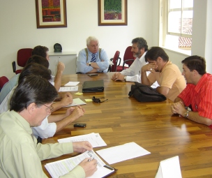 Com o MPA, em reunião com o presidente do BESC