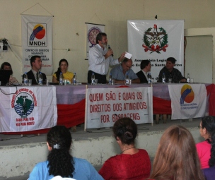 Audiência com atingidos por barragem em Cerro Negro